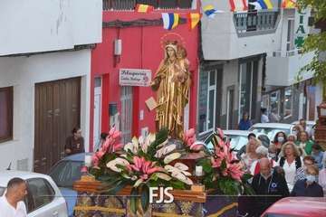 Misa y procesión en El Ejido de Telde/Francisco Javier Santana.